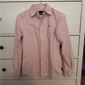 Ralph Lauren Light Pink Striped Shirt